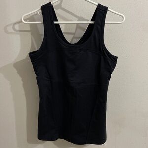 Soybu Yoga Black Tank Top with Shelf Bra